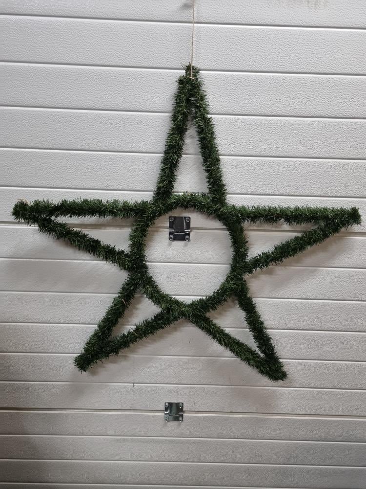 kerstster met groen kunst groot, Diversen, Kerst, Ophalen of Verzenden, 'T Olde Gre-j, Info@toldegrej.nl, Endepoelstraat 20f Didam