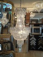 kroonluchter-Winkel goud en zilver vanaf 489,50 echt kristal, Ophalen of Verzenden, Nieuw, 75 cm of meer