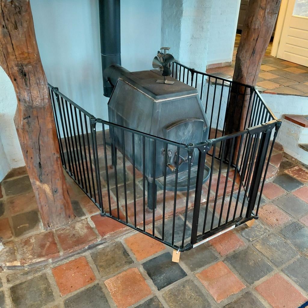 Veiligheidshek: Hondenhek, Traphek, Kachelhek, Grondbox, Ophalen, Zo goed als nieuw, 115 cm of meer, Metaal of IJzer