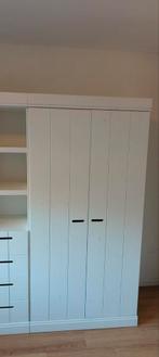 Woood Connect Kledingkast - Wit, Zo goed als nieuw, Ophalen, Met deur(en), Modern, Scandinavisch, 200 cm of meer