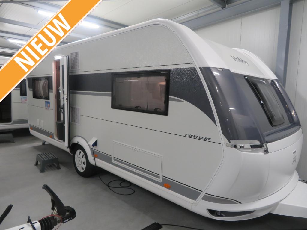 Hobby Excellent 560 CFE, Caravans en Kamperen, Caravans, Schokbreker, Rondzit, Hobby, Overige typen