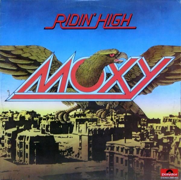 Heavy Metal L.P. : Moxy - Ridin' High (1977), Ophalen of Verzenden, Gebruikt, 12 inch, Poprock
