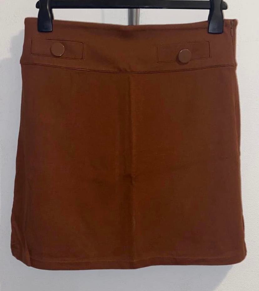 Als nieuw..LIBERTY ISLAND rokje..mt:l, Kleding | Dames, B, Bruin, Maat 42/44 (L), Ophalen of Verzenden