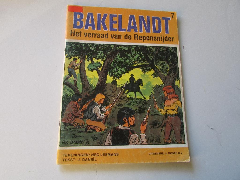BAKELANDT ; HET VERRAAD VAN DE REPENSNIJDER, Boeken, Gelezen, Eén stripboek, Hec Leemans, Ophalen of Verzenden