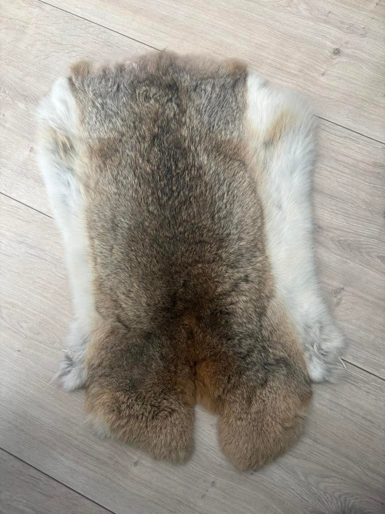 Mooi landelijk konijnenvachtje , zacht bontje, Ophalen, Nieuw