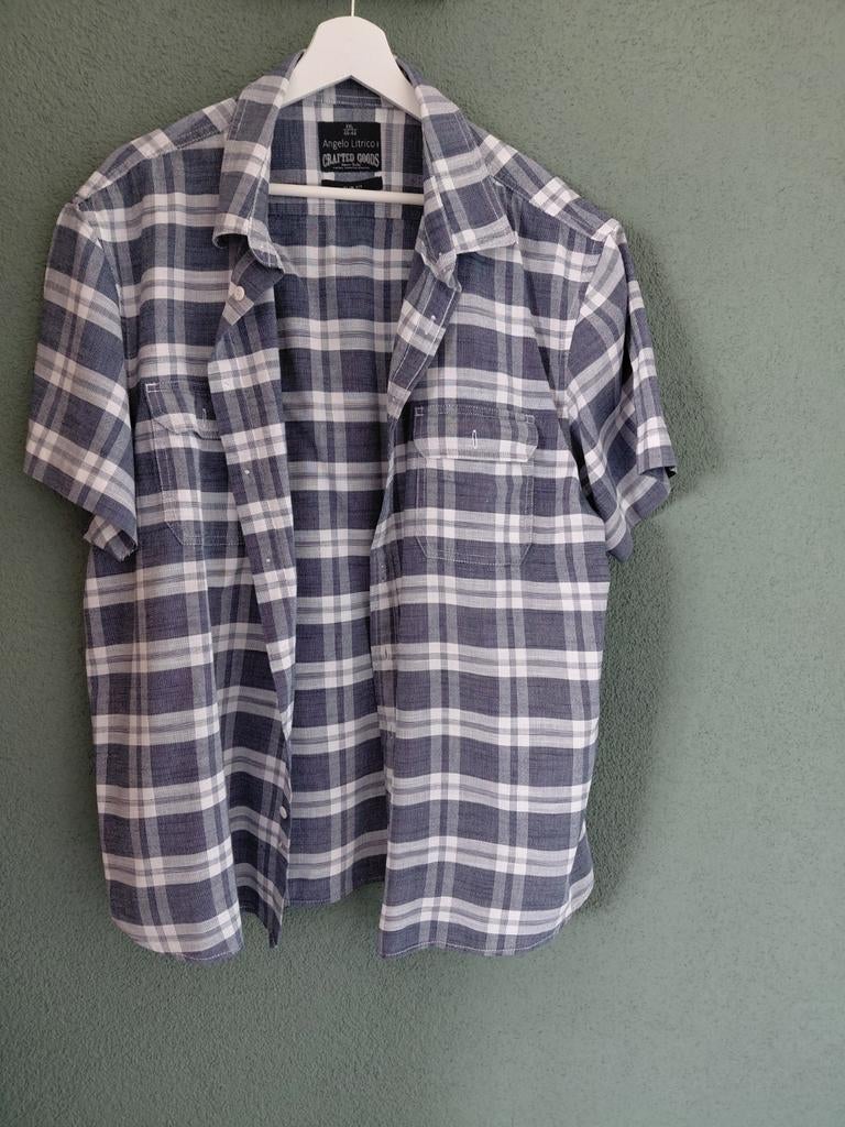 ANGELO LITRICO bloes maat XXL, Kleding | Heren, Overhemden, Verzenden, Zo goed als nieuw, Blauw, Overige halswijdtes