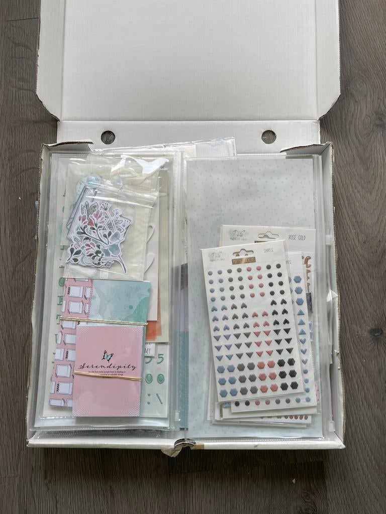 Diversen DLSDESIGNE papier/kits, Hobby en Vrije tijd, Scrapbooking, Ophalen of Verzenden, Zo goed als nieuw, Papier of Karton