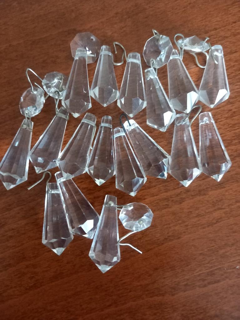 Kroonluchter onderdelen, Ophalen of Verzenden, Zo goed als nieuw, Glas, Kroonluchter