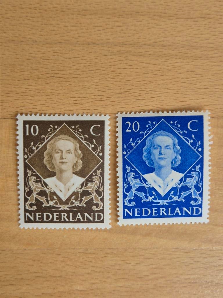 Nederland 1948 inhuldiging Juliana, Postzegels en Munten, Postzegels | Nederland, Ophalen of Verzenden, Na 1940, Postfris