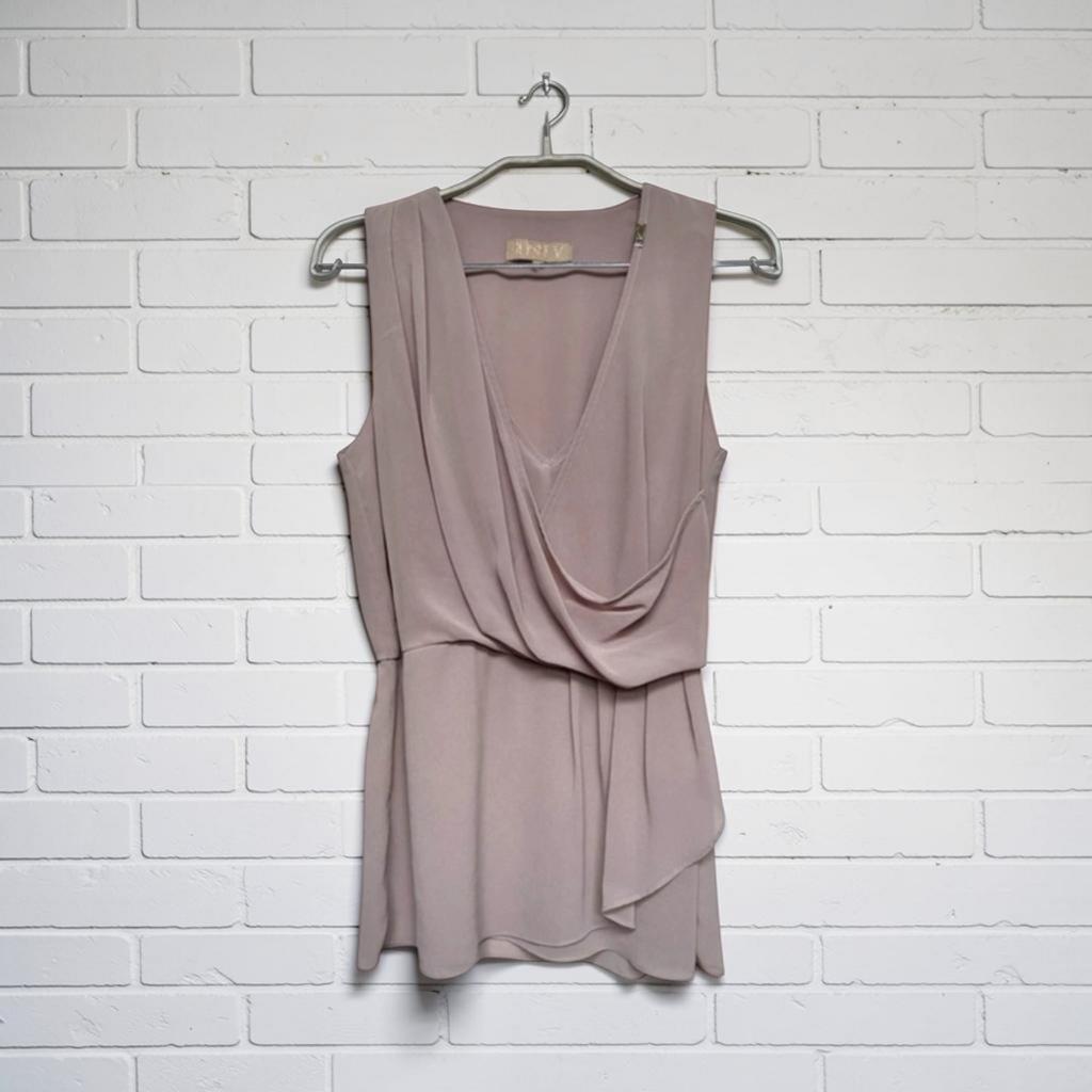 Josh V Blouse Top M Roze Lila Overslag Tule Mouwloos Sjiek, Jv, Paars, Ophalen of Verzenden, Zo goed als nieuw