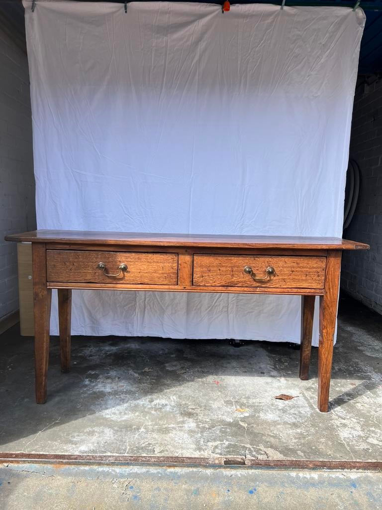 Antieke sidetable / dressoir / hall table, Ophalen, Zo goed als nieuw, 25 tot 50 cm