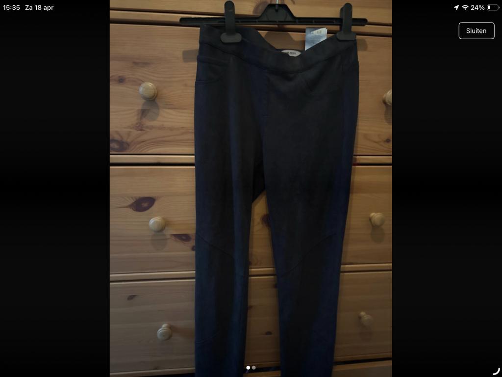 Zwarte legging maat S, Kleding | Dames, Leggings, Maillots en Panty's, Legging, Maat 36/38 (S), Verzenden, Zwart