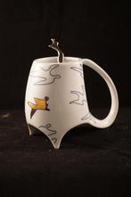 Artihove Dutch Delfts beker met verzilverde lepel, Verzilverd, Ophalen of Verzenden, Zo goed als nieuw, Bestek