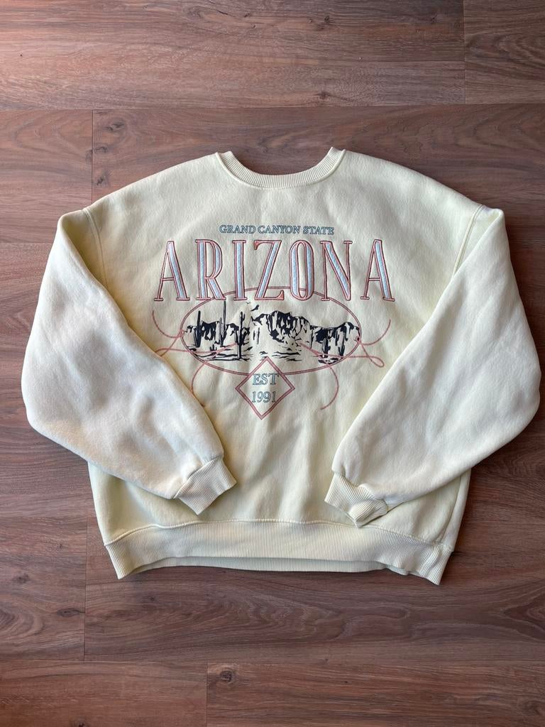 Trui licht geel arizona bershka maat xs, Ophalen of Verzenden, Zo goed als nieuw, Maat 34 (XS) of kleiner, Geel