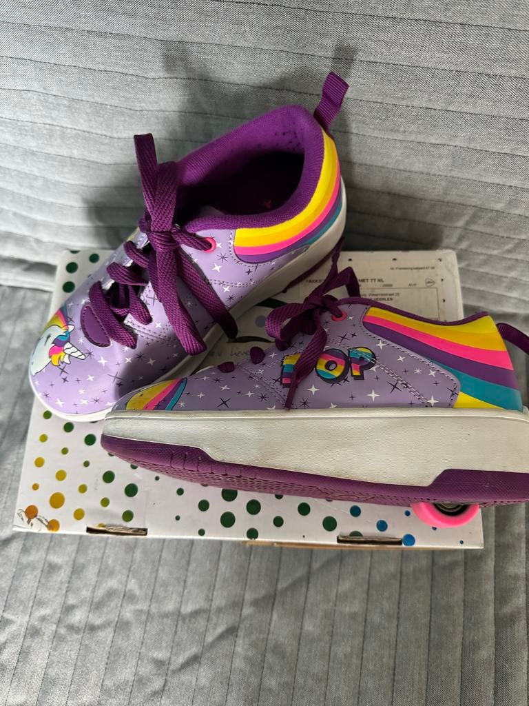 Heelys Pop Strive - Maat 35 - Eenhoorn & Regenboog, Kinderen en Baby's, Speelgoed | Buiten | Rolschaatsen, Ophalen of Verzenden