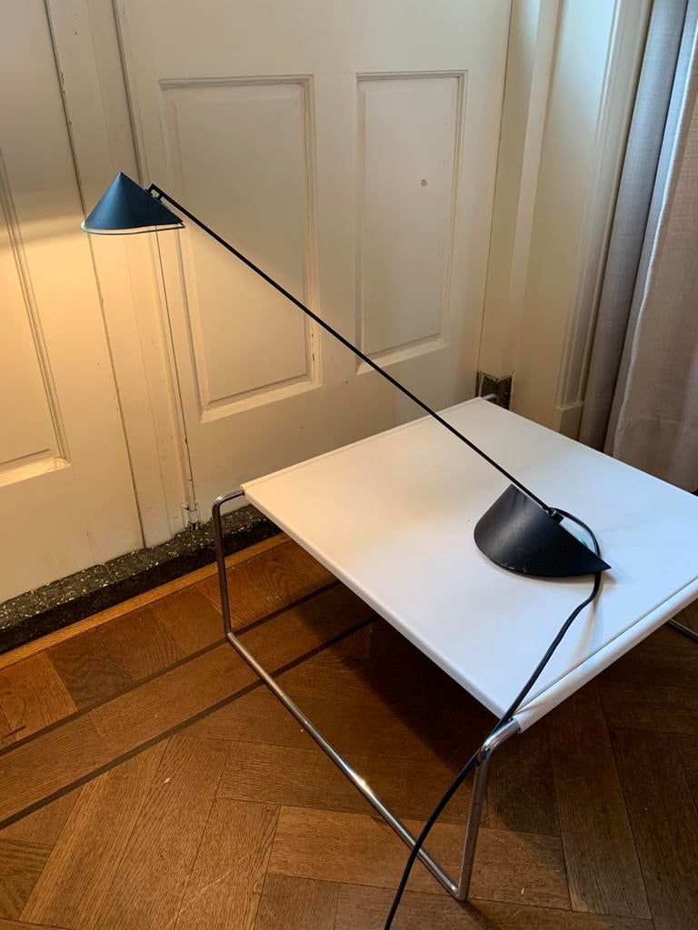 Priola door Ad v Berlo jaren ‘80 bureau-tafellamp, Ophalen of Verzenden, Zo goed als nieuw, Minder dan 100 cm