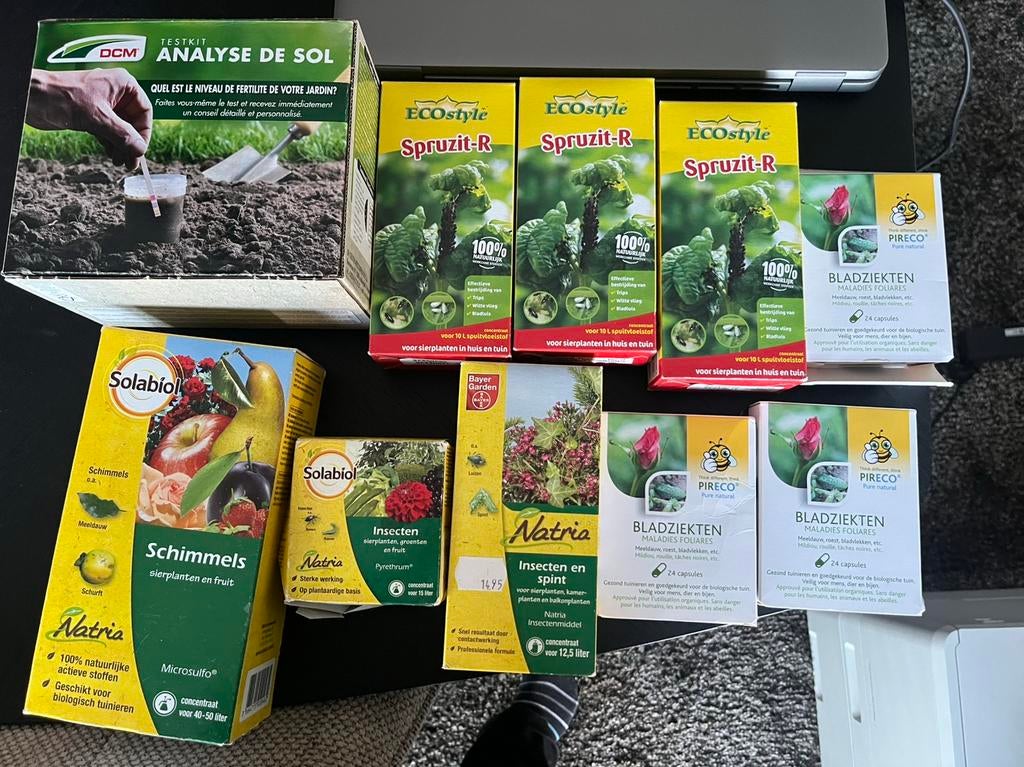 Spruzit-R - DCM bodemanayse - Natria schimmel insecten, Tuin en Terras, Bestrijdingsmiddelen, Ophalen of Verzenden, Nieuw, Overige soorten