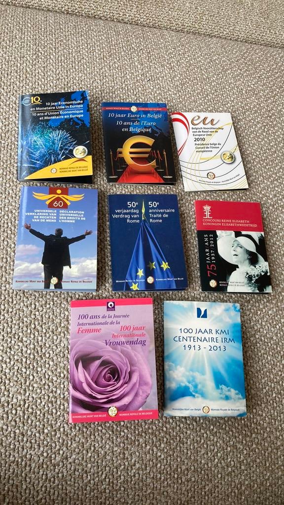€2 belgie BU - €10 per stuk, Postzegels en Munten, Munten | Europa | Euromunten, Ophalen of Verzenden, België, 2 euro