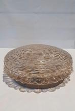 Vintage amber glas Glashutte Limburg Helena Tynell 31cm, Huis en Inrichting, Ophalen