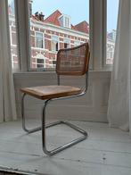 Cesca stoel met rotan zitting en buisframe, Ophalen, Gebruikt, Bruin, Metaal