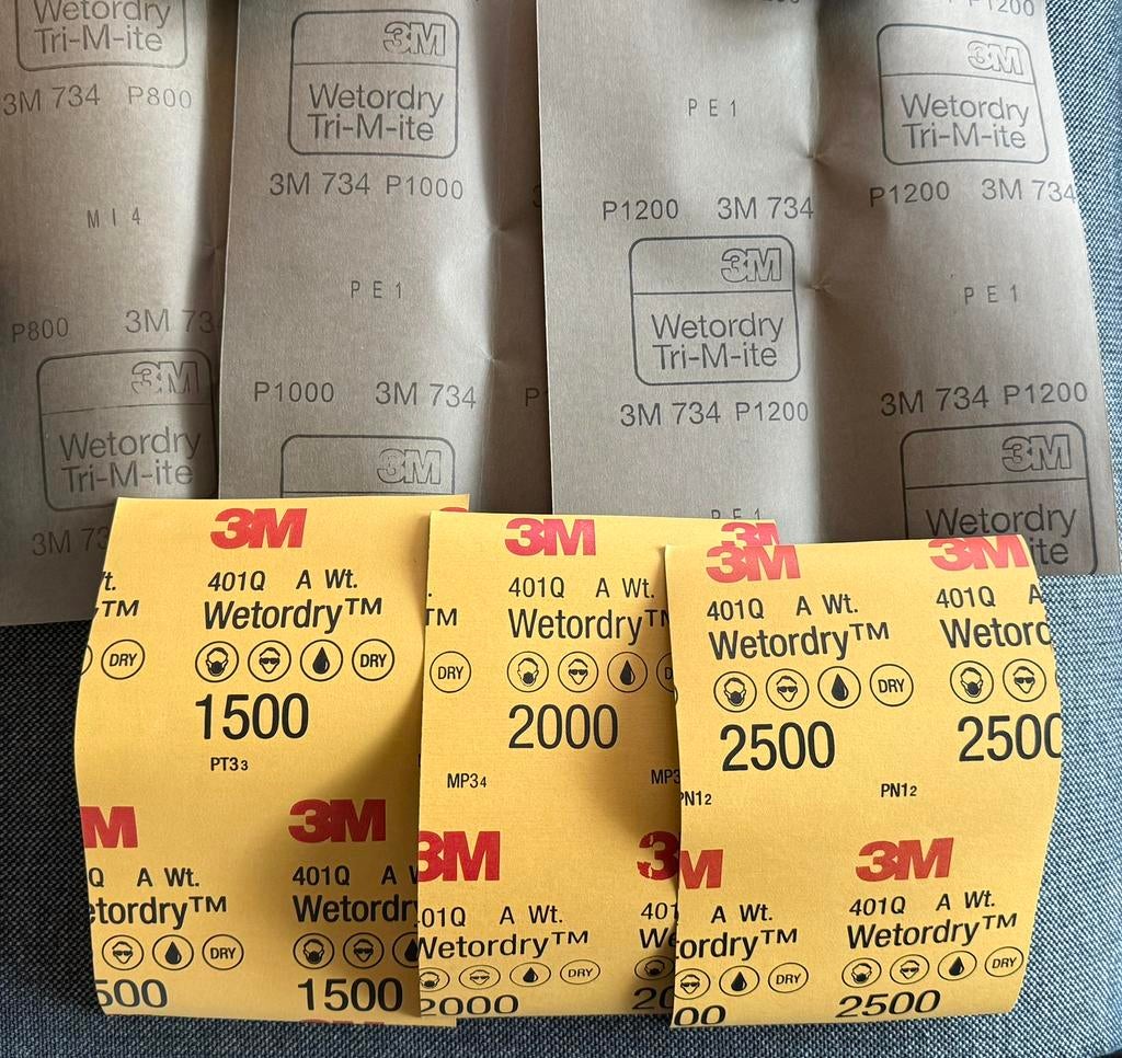 3M Handvel Schuurpapier Waterproof | Verschillende korrels, Ophalen of Verzenden