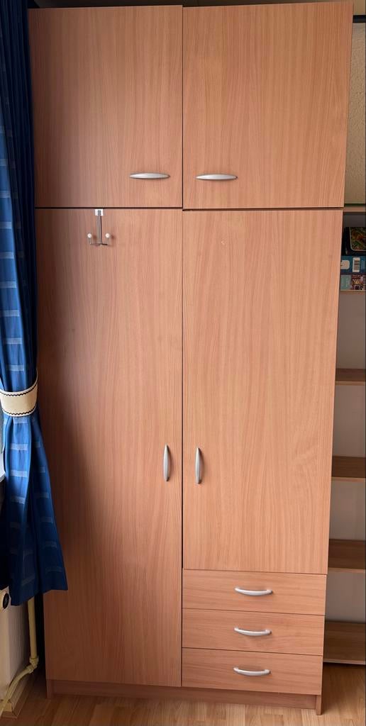 Kledingkast met extra bovendeel, Ophalen, Gebruikt, 100 tot 150 cm, 200 cm of meer