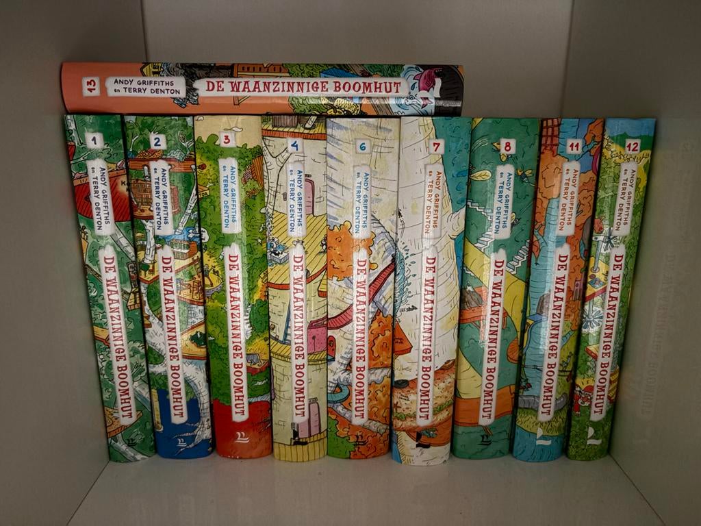 De Waanzinnige Boomhut boeken, deel 1 t/m 8, muv deel 5, Ophalen of Verzenden, Zo goed als nieuw, Fictie algemeen