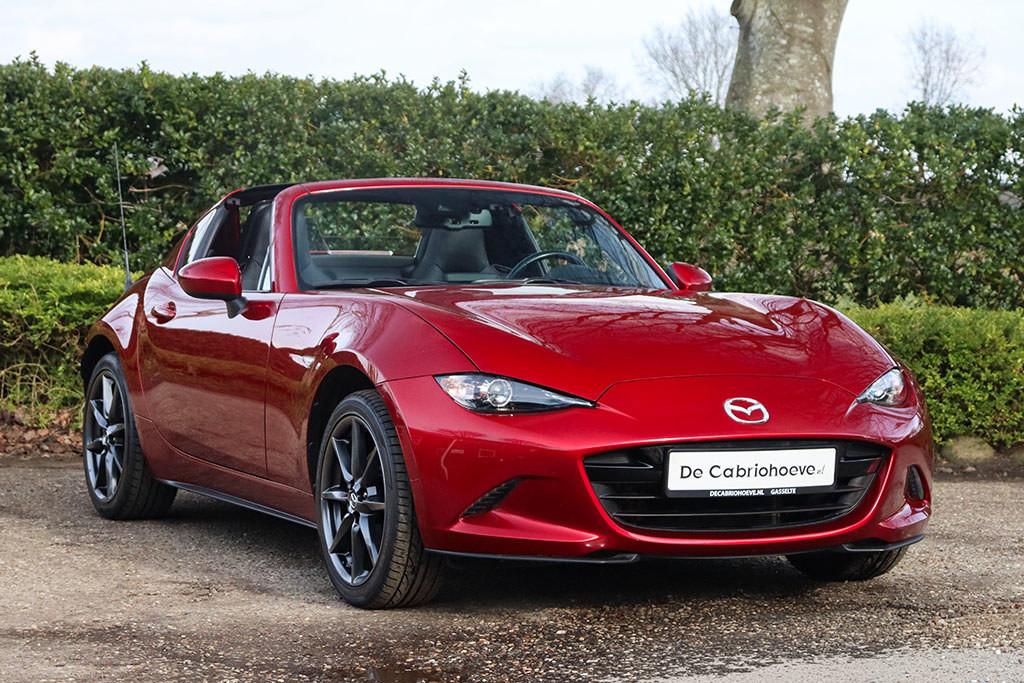 Mazda MX-5 RF NDRF 2.0l SkyActiv-G 184 GT-M Soul Red Crystal, Auto's, Mazda, Achterwielaandrijving, Gebruikt, Zwart, 4 cilinders