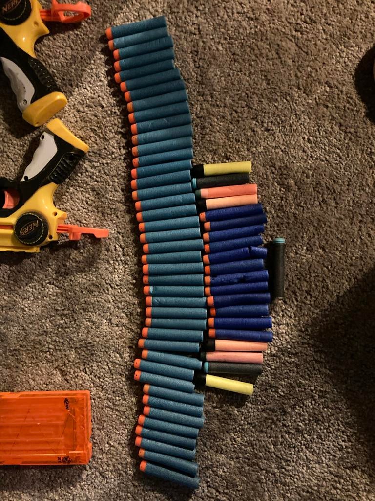 Nerf geweren met pijltjes, Ophalen, Gebruikt, Jongen of Meisje