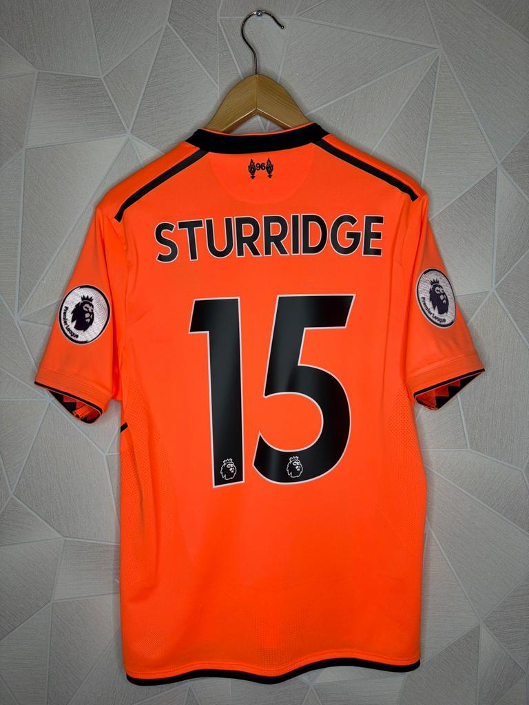 Liverpool 3de 2017/2018 Sturridge, Maat M, Ophalen of Verzenden, Zo goed als nieuw, Shirt