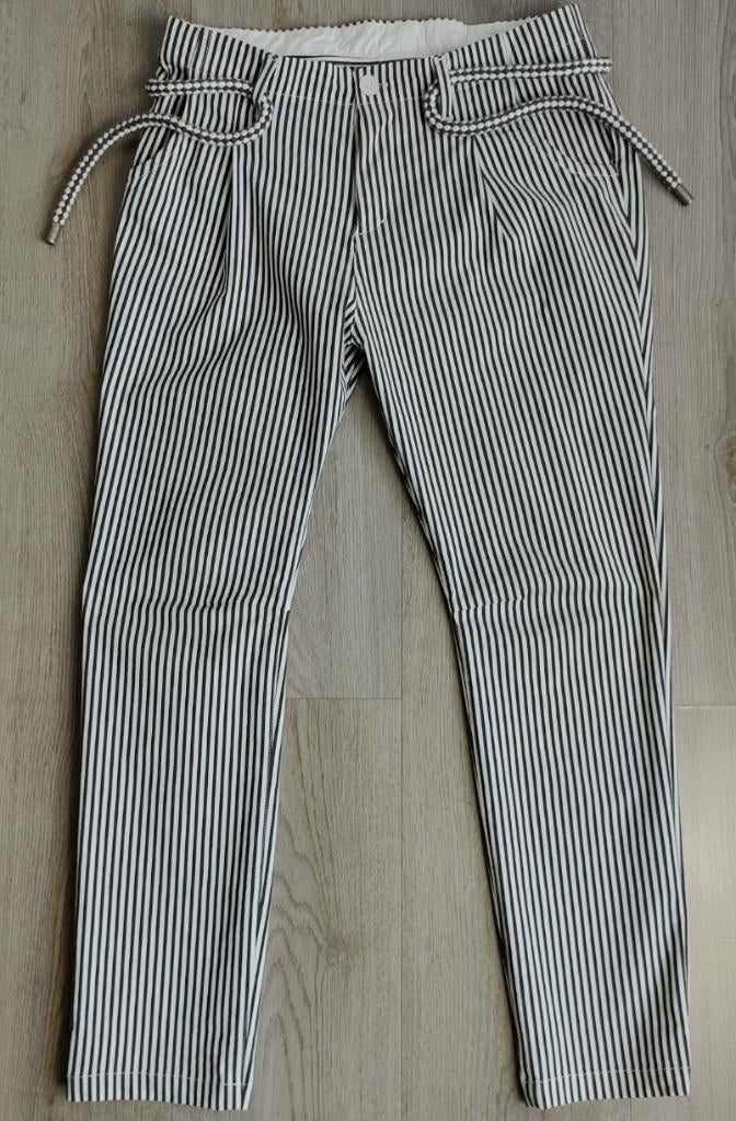 10DAYS Gestreepte Zomer-Broek maat 1=38/40, Kleding | Dames, Maat 38/40 (M), Overige kleuren, 10 DAYS, Ophalen of Verzenden