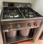 GGM Gastro Professioneel 4-pits gasfornuis (21,5 kW), Gebruikt, 60 cm of meer, Gas, Vrijstaand