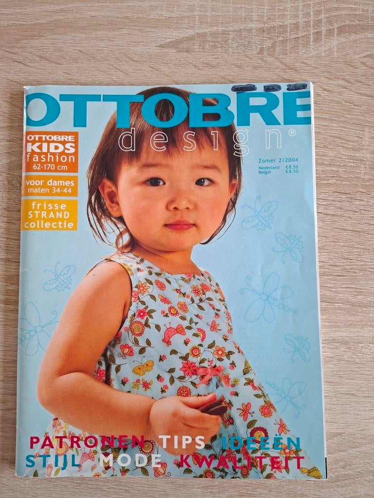 Ottobre Design Zomer 2/2004 - Kinderkleding Patronen, Hobby en Vrije tijd, Kledingpatronen, Overige merken, Kind, Ophalen of Verzenden