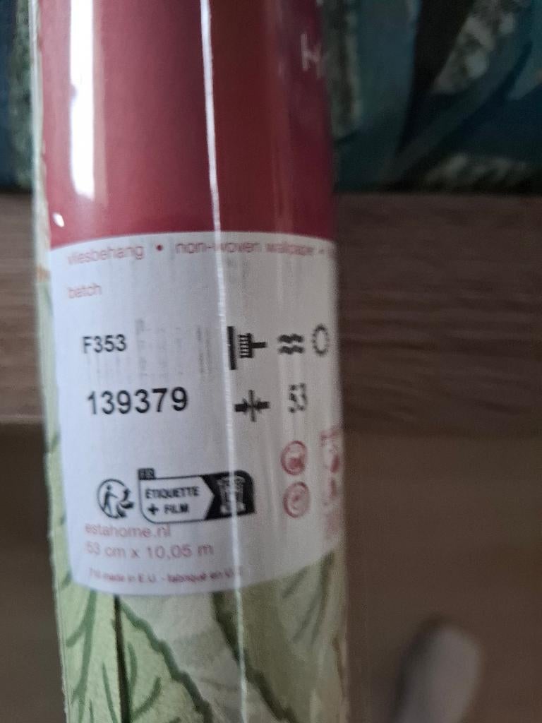 Behang, Ophalen of Verzenden, 10 tot 25 m², Groen, Vintage