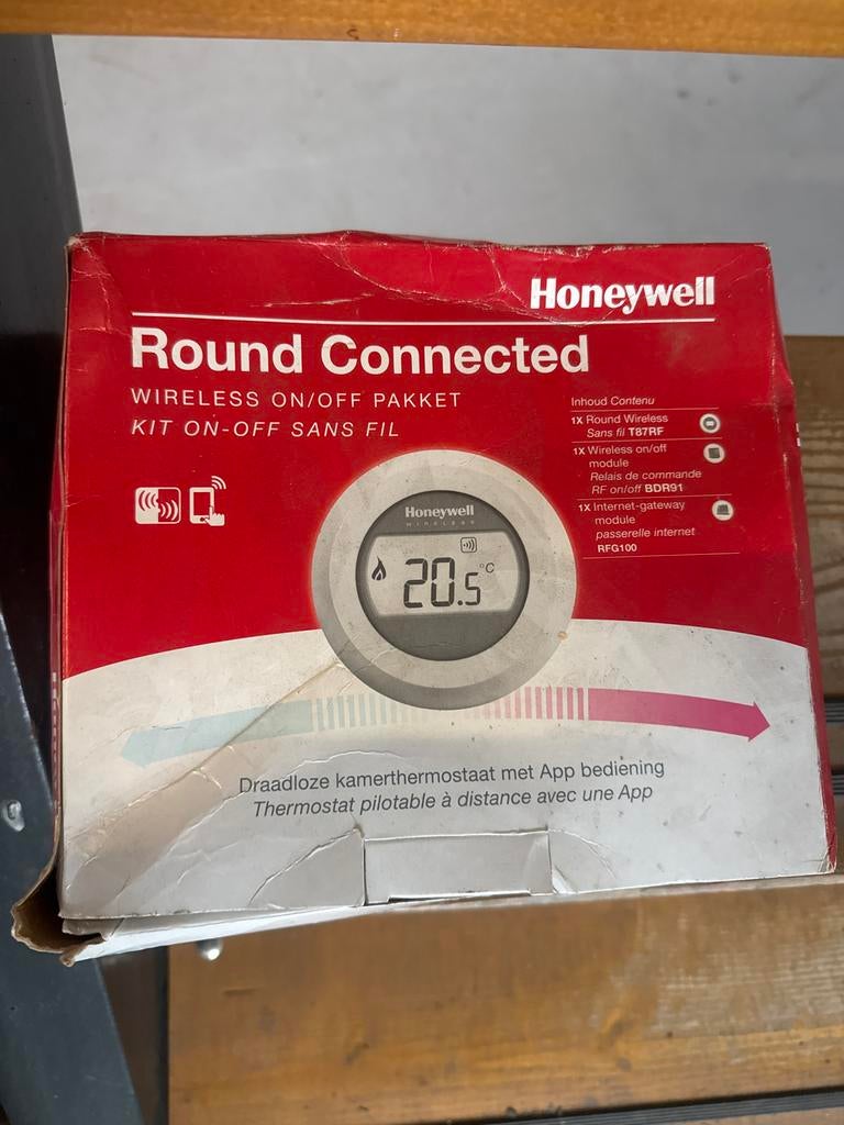 Honeywell Round Connected - Nieuw in doos, Ophalen of Verzenden, Slimme thermostaat, Nieuw