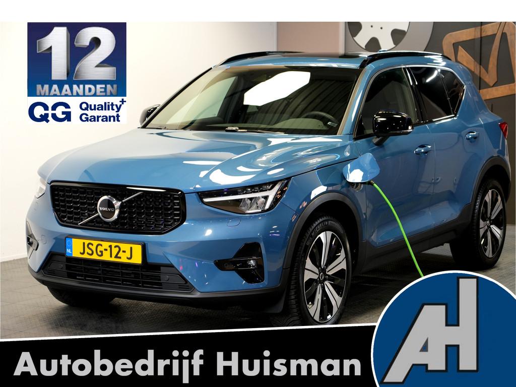 Volvo XC40 1.5 T4 Plug-in Hybrid 155kW/211pk DCT7 Plus Dark, Stof, Met garantie (alle), Blauw, Plug-in hybride