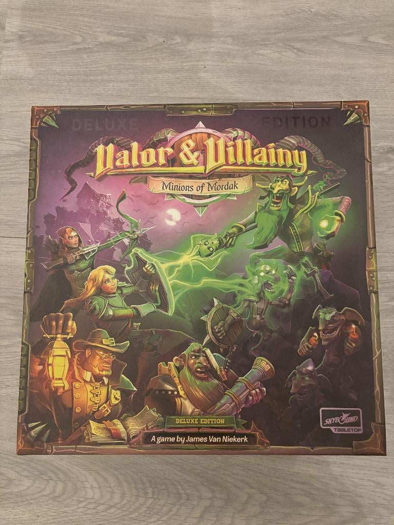 Valor & Villainy kickstarter, Hobby en Vrije tijd, Gezelschapsspellen | Bordspellen, Ophalen of Verzenden, Nieuw