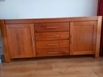 Houten dressoir met lades en deuren, Ophalen of Verzenden, Zo goed als nieuw, 25 tot 50 cm, Metaal