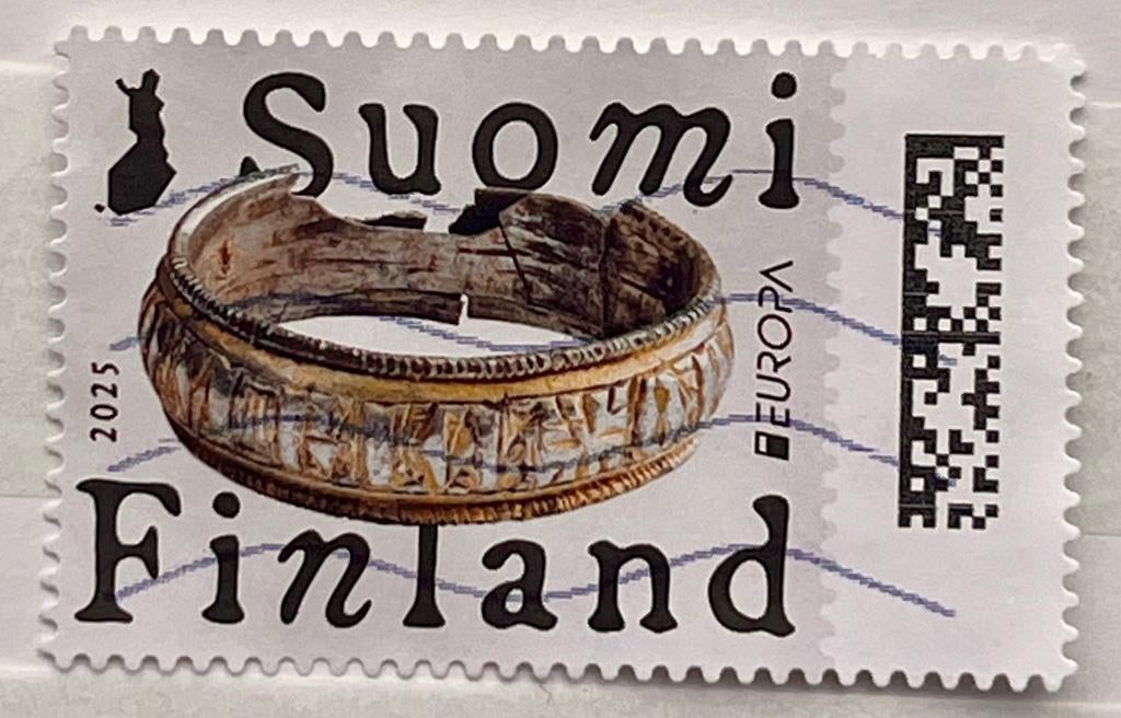 Postzegel Finland 2025 - Archeologische ontdekkingen, Verzenden, Finland, Gestempeld