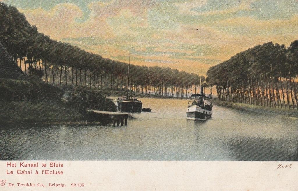 SLUIS Kanaal 1903, Verzenden, Voor 1920, Gelopen, Zeeland