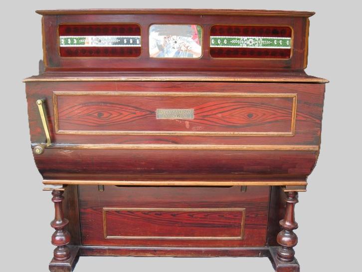 Cafe draaiorgel 10 melodies papierrol 1900  V. Llinares., Muziek en Instrumenten, Draaiorgels, Gebruikt, Ophalen