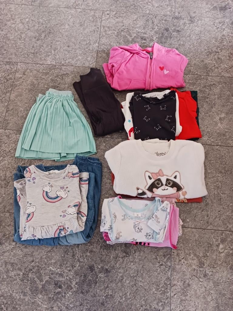 Klein pakket meisjes kleding maat 92 vooral herfst/winter, Ophalen of Verzenden, Gebruikt, Maat 92