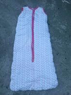 Slaapzak met roze rits en patroon maat 110, Ophalen, Gebruikt, 100 cm of meer, Slaapzak