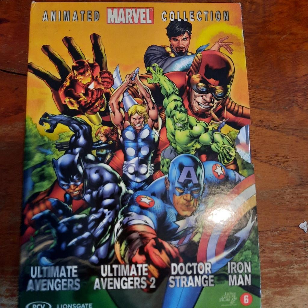 Animated marvel collection, Cd's en Dvd's, Vanaf 12 jaar, Ophalen of Verzenden, Zo goed als nieuw, Amerikaans
