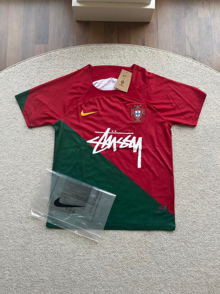 Stussy X Portugal concept voetbalshirt maat L, Maat L, Verzenden, Nieuw, Shirt