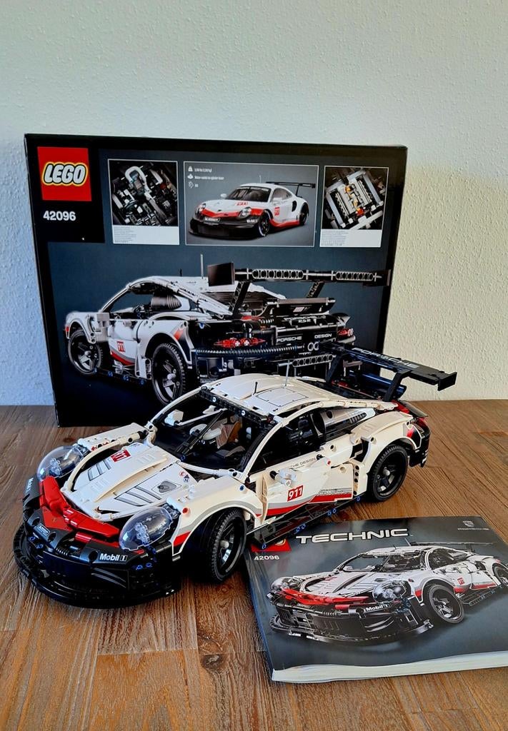 Lego technic Porsche 911 RSR 42096, Inclusief extra onderdelen, Lego, Ophalen of Verzenden, Zo goed als nieuw