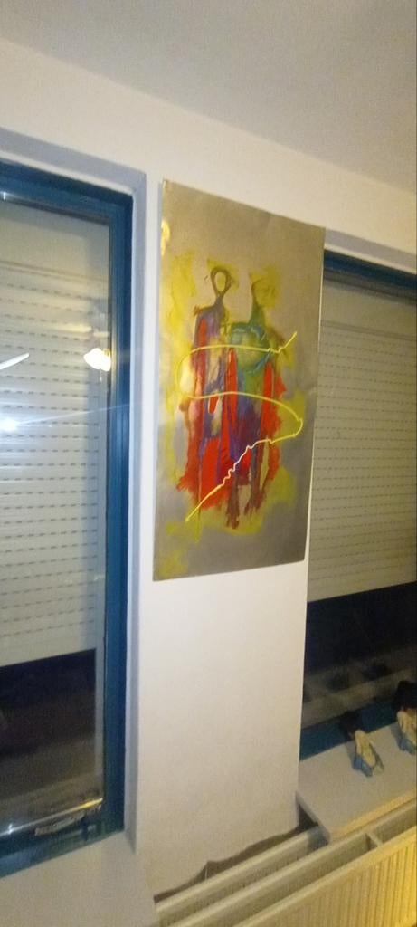 Aluminium wanddecoratie, Ophalen