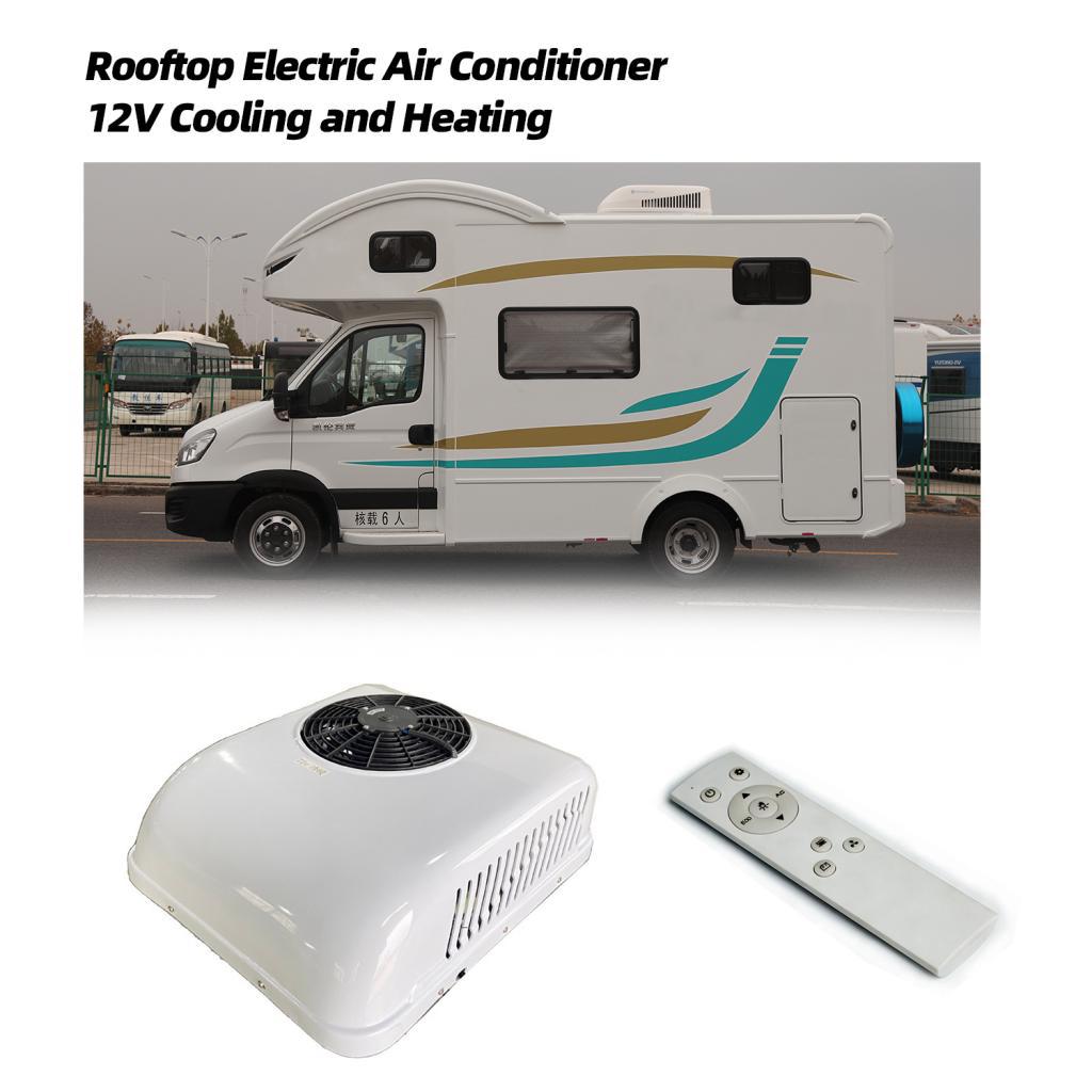 12V Dak Airco Camper Koelen  Verwarmen Grotere Dakunit, Koelen en Ontvochtigen, Minder dan 60 m³, Timer, 3 snelheden of meer