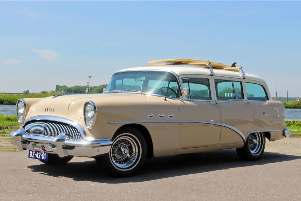 Buick Century Estate Wagon 1954, Auto's, Buick, Automaat, Overige modellen, Stationwagon, Particulier