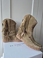 Nieuwe El Vaquero Arya suede boho laarzen mt 39 khaki, Lage of Enkellaarzen, Nieuw, Ophalen of Verzenden, Groen